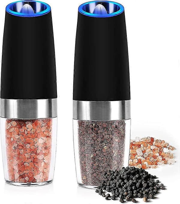 Gravity Salt- och Pepparkvarnset, Elektrisk Pepparkvarn Saltkvarnset Present