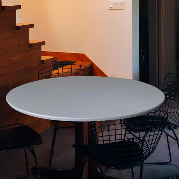 2x Vanntett Sklisikker Rund Tilpasset Duk 120cm Grå Hvit