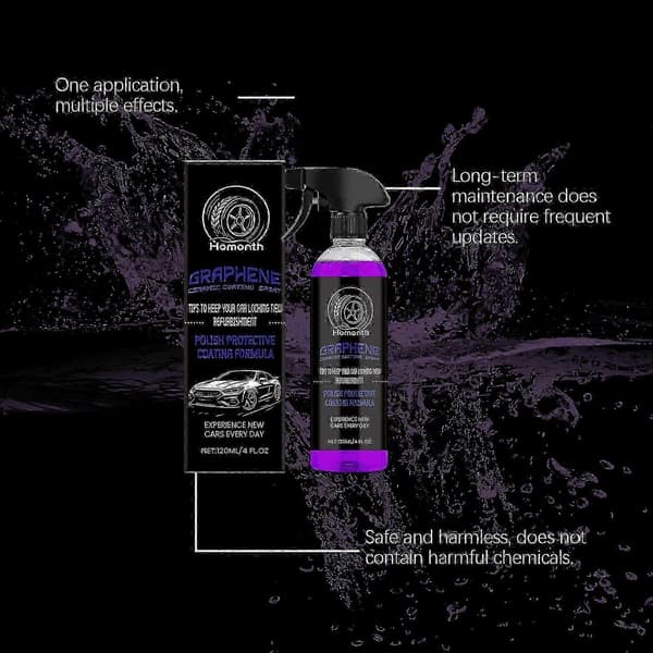 Ny modell Homonth bilglansbelegg spray vanntett og antidugg speiloverflate