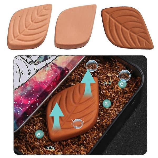 Bladler Ler Røg Cigarer Befugter Hydrosten Terracotta Befugtningssten 10x