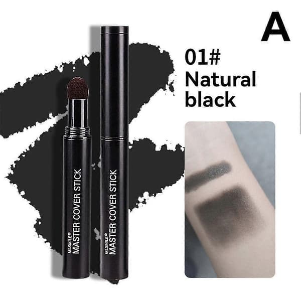 Hårgrænse-konturstift - Sortbrun, udfylder tynde områder, vandfast Grayblack