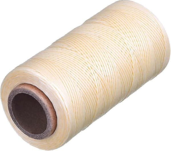 260 m 150D 1 mm vahattu nahkaompelulanka (beige)