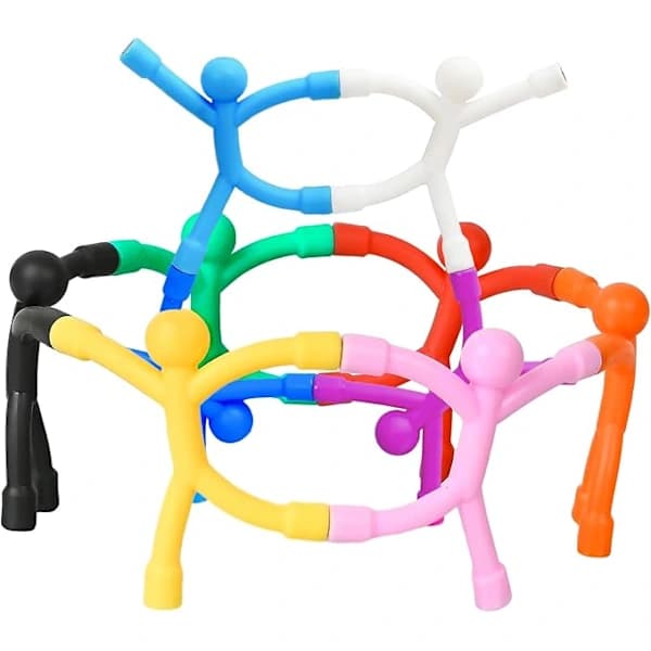 10 st magnetiska reseleksaker för barn, sensoriska fidgetleksaker för flygresor, reseaktiviteter för småbarn i åldrarna 2-8 år Solid color -10