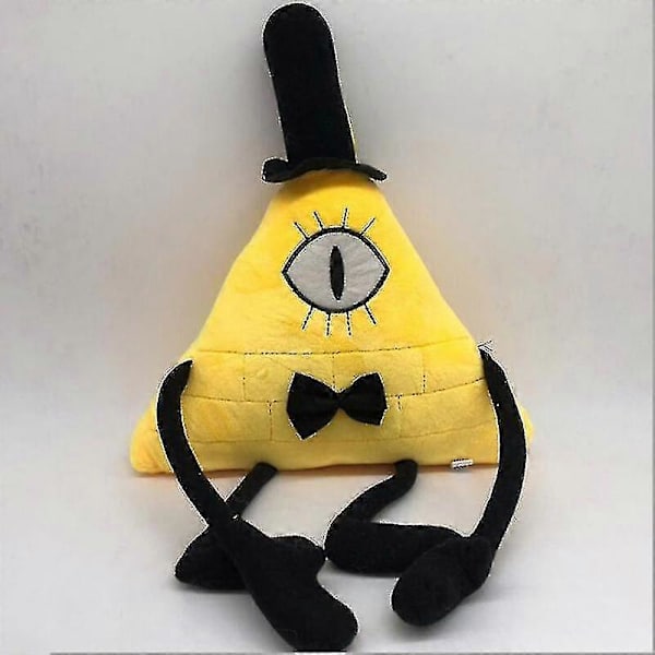 Bill Cipher - Ihanan Pehmeä Halaukseen Sopiva Tyyny, Animoitu Hahmo Täytetty Pehmolelu