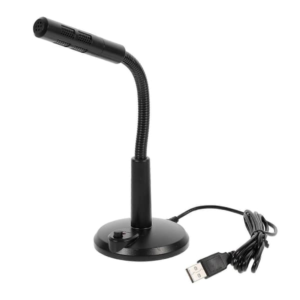 Bordmikrofon USB Mikrofon Gamere Gaming 24x8cm Sort Stemmechat 1 Stk