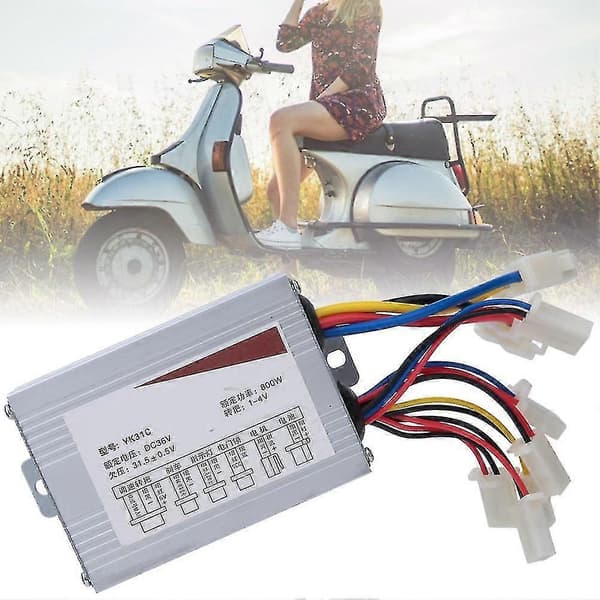 36v 800w elektrisk borstmotorstyrenhet DC-motorhastighetskontroll för elektrisk trehjuling skoter