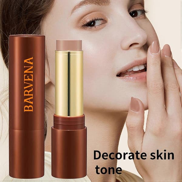 Chocolate Soleil smeltende bronzing- og skulpteringsstift, naturlig kremkonturstift, blandbar og glatt matt bronzerstift, vanntett og langvarig 2pcs