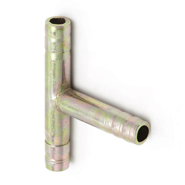 8mm 5/16\" T-koppling 3-vägs slanganslutning luft bränsle vattenrör gasrör