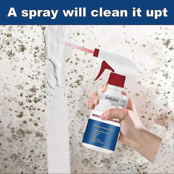 2 stk. Muggfjerner Skum, Mugg Deodorant Dekontamineringsspray Skum Muggrens