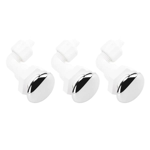 3 st. Bubbelmunstycke för badtunna, vridbart, robust PVC-luftmunstycke för massagebadkar och simbassäng