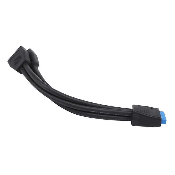 Hovedkort USB 3.0 19-pin/20-pin Header 1 til 2 Forlengelsessplitterkabel 19-pin Intern Forlengelseshode