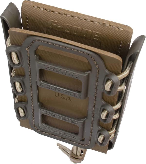 Riffel Soft Shell Scorpion Magasinholder og (TAN OD Grøn) med Paddle-tilbehør
