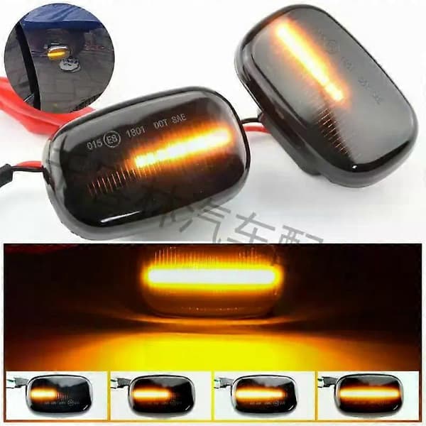 Dynamisk LED blinklys sideblinklys til Avensis Celica Corolla Caldina Camry Hilux Prius Verso Runx