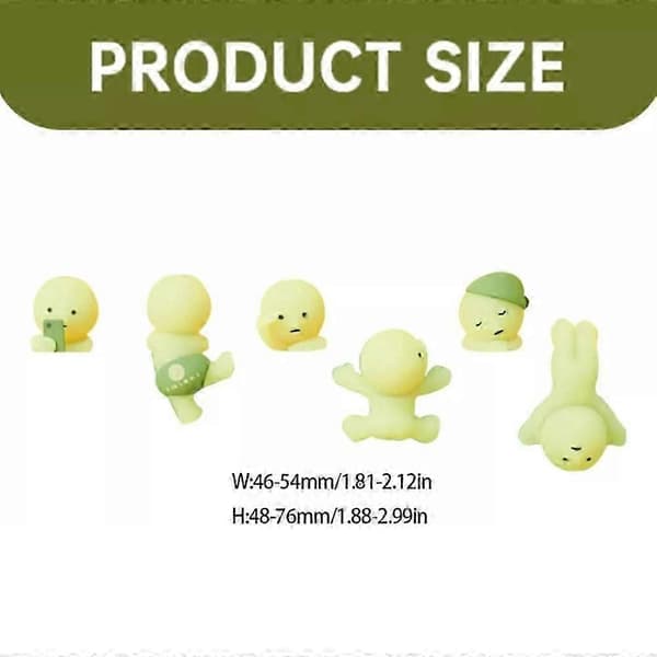 12 stk. Dreams Selvlysende Figur, Selvlysende Figur hipper Series
