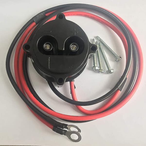 Golfvogn Mac Dc-opladerbeholder med ledninger til Yamaha Electric