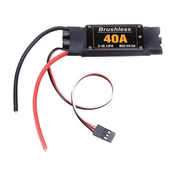 40A Borstlös ESC Hastighetsregulator för Flygplan Ny Kort