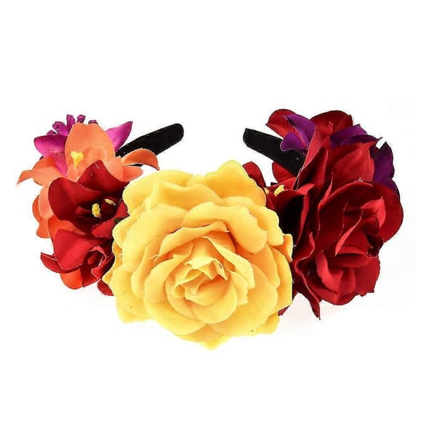 Halloween rosenblomst pandebånd, De Dødes Dag krans
