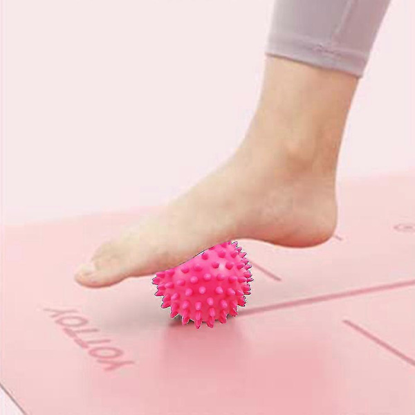 Set med 2 igelkottbollar med knoppar, igelkottboll massageboll