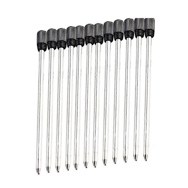 12 stk. kuglepen refills til Cross kuglepenne, fin spids, 7 cm - sort blæk
