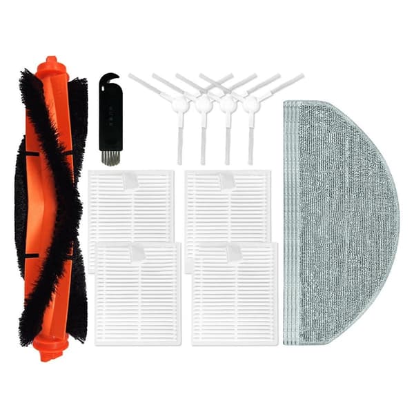 For Combo Essential Q0120 Erstatning Hoved Sidebørste HEPA Filter Moppeputer Reservedeler Tilbehør