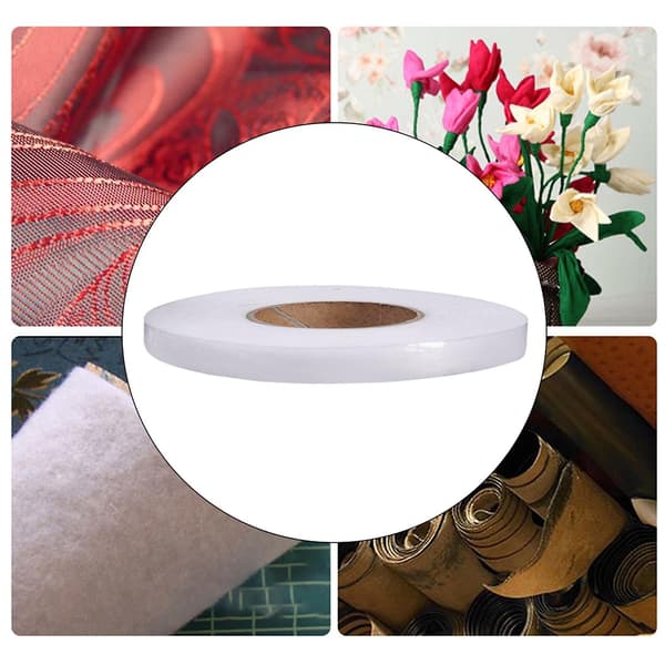 60m Web Hemming Tape Roll Nem Web Roll Hem Tape Bare Stryg På Hvid 1cm