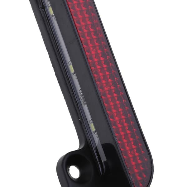 Universal Motorcykel Sort Aluminium Nummerpladeholder Med LED Bremselys