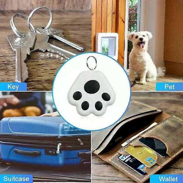 Bluetooth anti-tabsenhed, locator, nøglering, smart GPS-tracker til ældre, børn og kæledyr. grey
