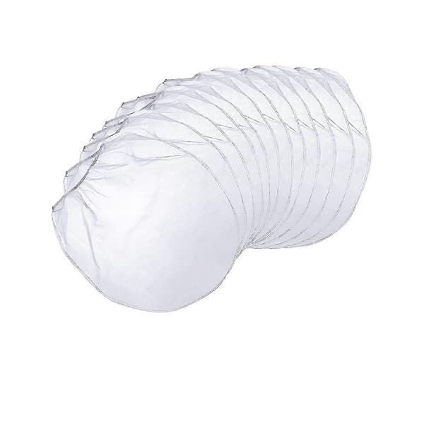 Malingssi-poser, 24 stk. 2 gallon hvide finmaskede filterposer, spand elastisk åbningssi-pose