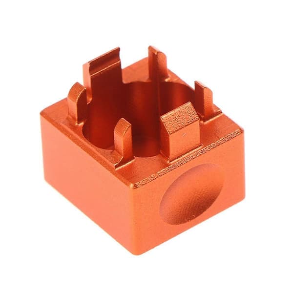 2-i-1 Metallbrytaröppnare Skaftöppnare för Cherry Switch Tester Orange