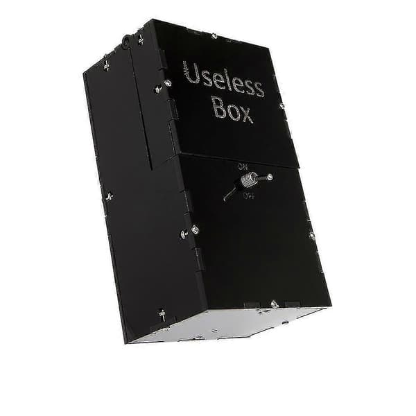 Useless Box - Drevet - Svart