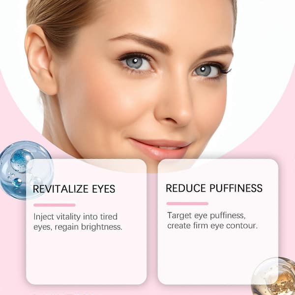 PDRN & Kollagen Øyelapper, Niacinamid-infunderte Hydrogel Øyemasker