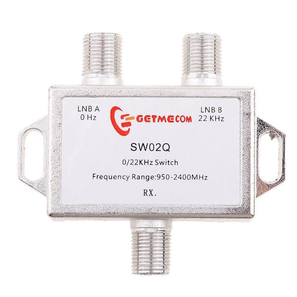 2x1 DiSEqC LNB Tone Satellit Multi FTA Switch 0/22KHz LNBF Multi Switch