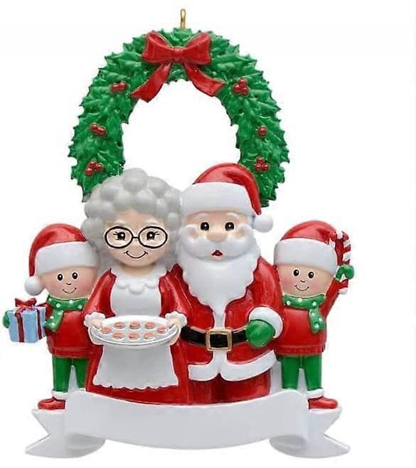 Personlige julepynt snømann familie julepynt