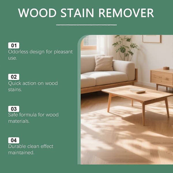 Tre-rens, miljøvennlig flekkfjerner for møbler, gulv og hjem, 355 ml