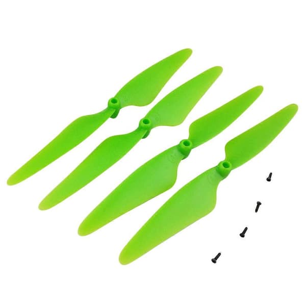 4-delade propellerskydd för Hubsan X4 H502S H502E RC Grön