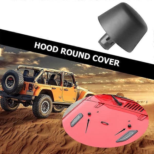 Gummihuvudstötfångare ersätter för Jeep Wrangler JK 2007-2017, 1-pack