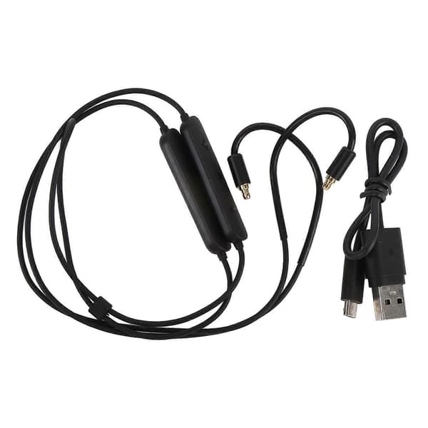 Bluetooth trådløs adapterkabel udskiftning genopladelig med mikrofoncontroller til IE100 Pro IE400 Pro øretelefoner