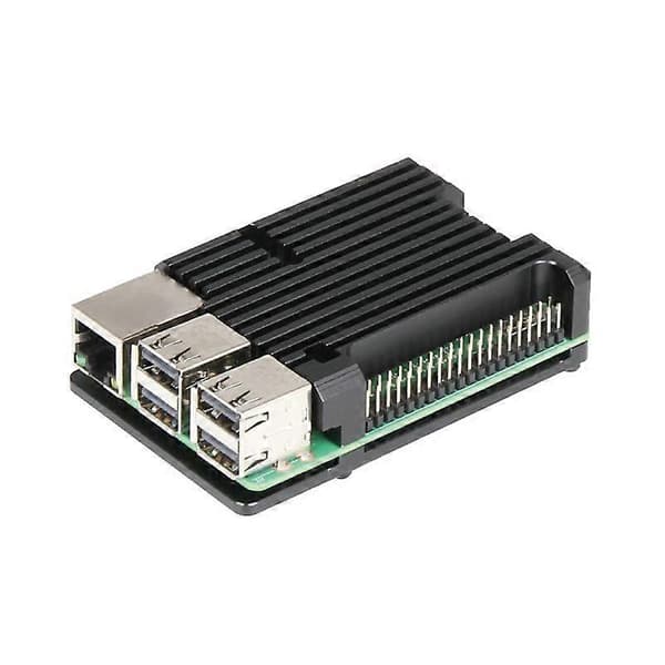Raspberry Pi Metall 4:e Generation Skal Raspberry Pi 4:e Generation b + Aluminiumlegeringslåda 4b Värmeavledningsskal Tillbehör