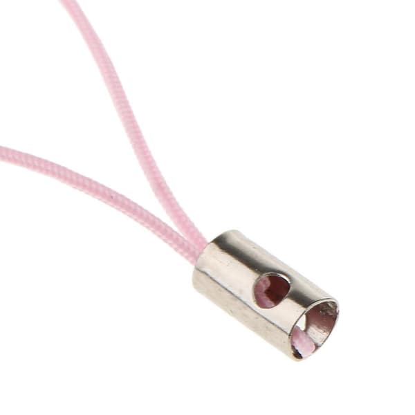 5x100st Mobiltelefon Flätade Lariat Snoddar Dingle Remmar Rosa