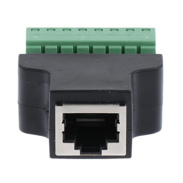 Ethernet-naaras 8-nastaiseen CCTV Digital DVR -sovitinliittimeen