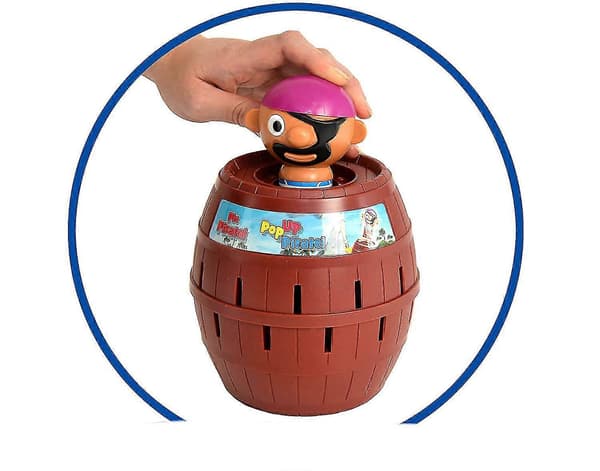 Lasten peli \"Pop Up Pirate\", perhepeli, Pop Up -peli