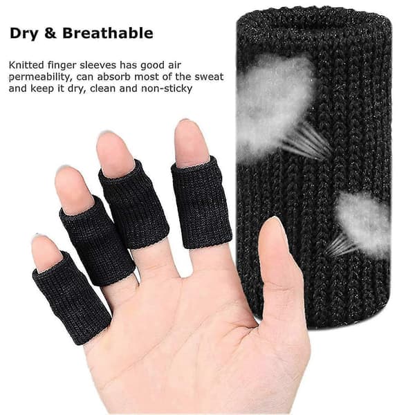 10 Fingerermer, Tommelfingerstøtte Elastisk Fingerstøtte Smertelindring Kompresjon Beskyttelse barn unisex