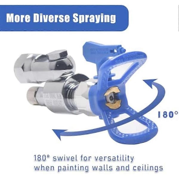 287030 CleanShot avstängningsventil för färgsprutor med svängled
