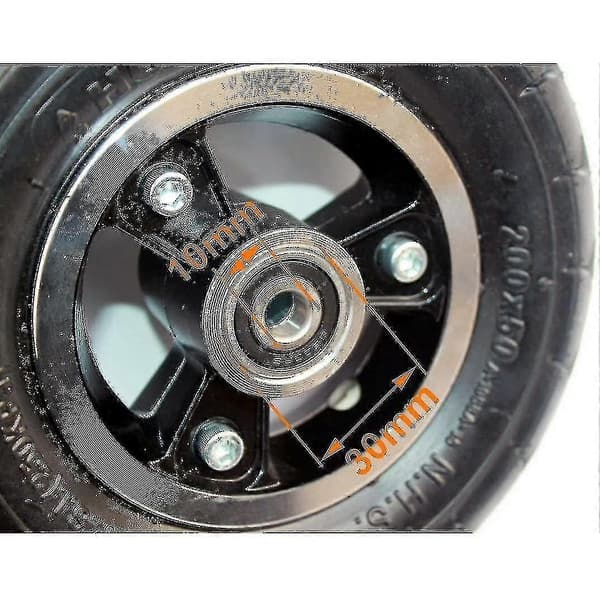 200x50 Elektrisk Scooter Hjul 8 Tommer Scooter Hjul Med Solid Dekk--