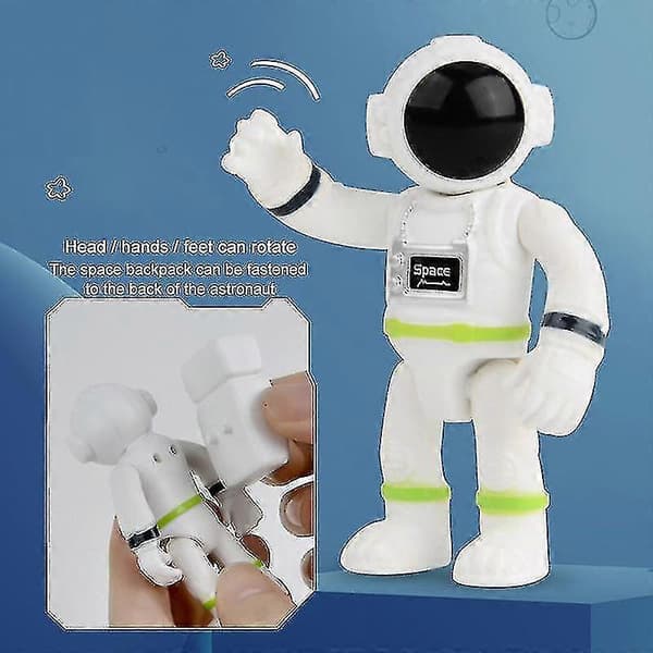 Lekeromrakett Astronaut Romskip Leke Barn Tidlig Utdanning Leke Bursdagsgave Til Gutter Jenter
