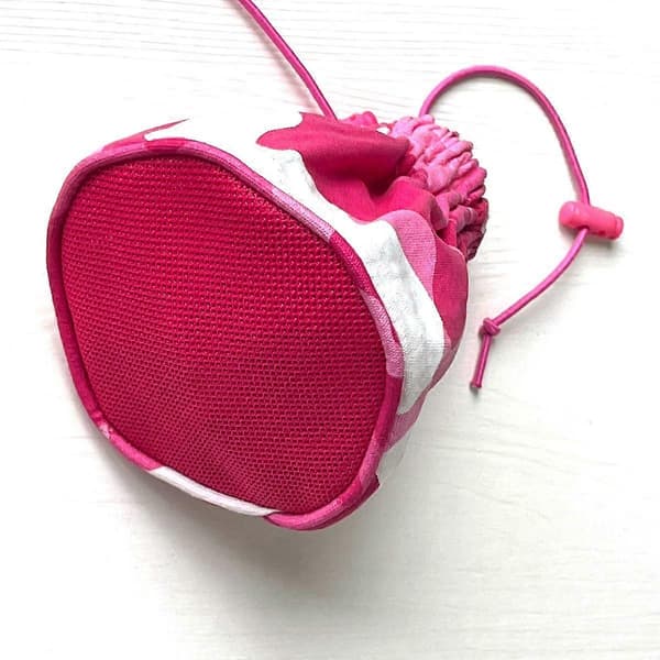 Hårtørrer Diffuser Sok, Bærbar Sammenfoldelig Diffuser Tilbehør til Krøllet Bølget Hår, Passer til de fleste Standard Hårtørrere, Varmebeskyttelseshætte, med Elastik Rose Red