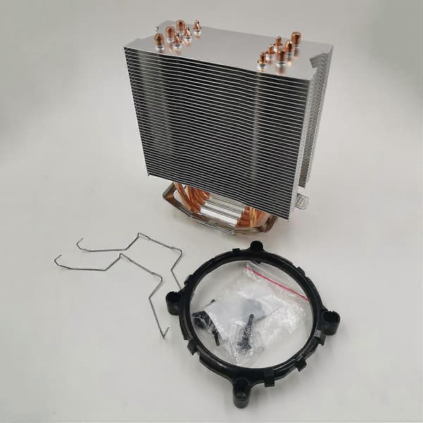 12 cm CPU-køler uden blæser 6 varmerør blæserfri CPU-køleplade til Intel 775/1150/1155/1156/1366 til