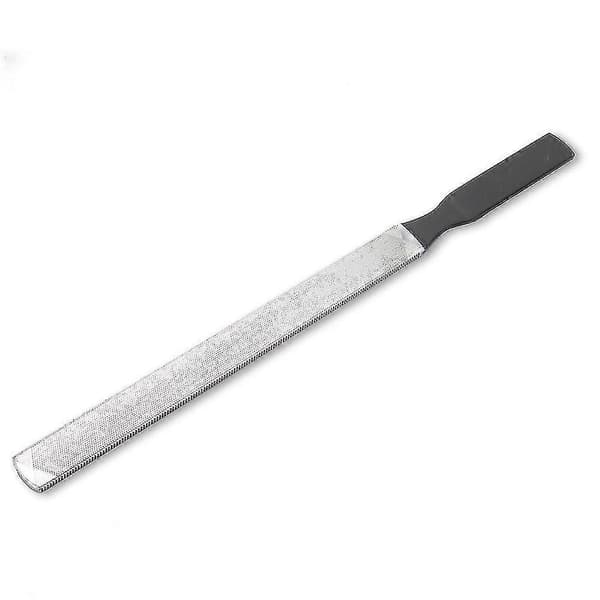 Neglefil i rustfrit stål 4 sider 7 tommer lang