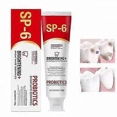 1-3x Sp-6 Probiotisk Tannkrem, Dyprensende Tannkrem 3 pcs