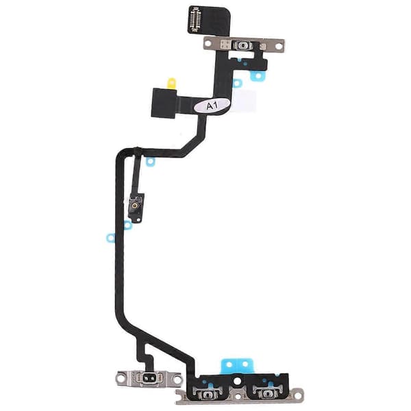 Ficklampa & strömknapp & volymknapp flexkabel för iPhone XR
